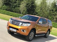 USED 2016 J NISSAN NP300 NAVARA 2.3 DCI N-CONNECTA 4X4 SHR DCB 190 BHP ** NO VAT * *  SAT NAV ** LOW MILES