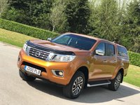 USED 2016 J NISSAN NP300 NAVARA 2.3 DCI N-CONNECTA 4X4 SHR DCB 190 BHP ** NO VAT * *  SAT NAV ** LOW MILES