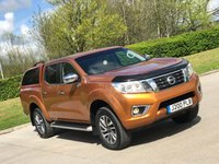 USED 2016 J NISSAN NP300 NAVARA 2.3 DCI N-CONNECTA 4X4 SHR DCB 190 BHP ** NO VAT * *  SAT NAV ** LOW MILES