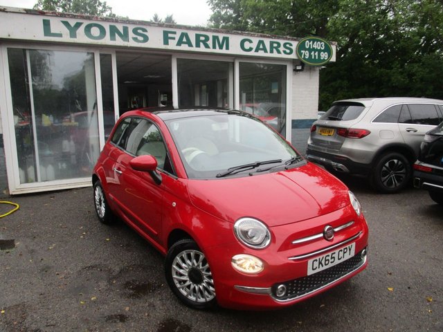 2015 65 Fiat 500 1.2 LOUNGE 3d 69 BHP NEW SHAPE
