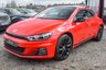 USED 2017 X VOLKSWAGEN SCIROCCO 1.4 GT BLACK EDITION TSI BMT 2d 123 BHP Black Roof+DAB Radio+Half Leather