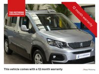 USED 2018 68 PEUGEOT RIFTER 1.5 BLUEHDI ALLURE S/S 5d 129 BHP 5 SEATS SAT NAV BLUETOOTH PARKING SENSORS FREE 12 MONTHS GOLD WARRANTY