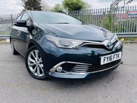 USED 2016 16 TOYOTA AURIS 1.8 VVT-h Excel CVT Euro 6 (s/s) 5dr JUST SERVICED,EURO 6, 2 KEYS