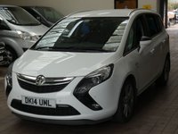 USED 2014 14 VAUXHALL ZAFIRA TOURER 1.4 SRI 5d 138 BHP CAZ ULEZ COMPLIANT 7 SEATS CRUISE CONTROL PARKING SENSORS