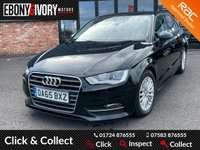 USED 2015 65 AUDI A3 1.6 TDI ULTRA SE TECHNIK 5d 109 BHP FANTASTIC EXAMPLE + COMPREHENSIVE AUDI SERVICE HISTORY + 1 YEAR MOT  + RAC WARRANTY