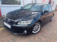USED 2013 13 LEXUS CT 1.8 200H LUXURY 5d 136 BHP 2 FORMER KEEPERS FROM NEW+SERVICE HISTORY+HYBRID PETROL ELECTRIC VEHICLE+LOW ROAD TAX+LOW COST MOTORING+READY TO DRIVE AWAY TODAY+STUNNING EXAMPLE+MEGA SPEC+FINANCE AND EXTENDED WARRANTY AVAILABLE ON THIS USED VEHICLE!!!