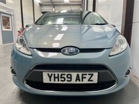 USED 2009 59 FORD FIESTA 1.4 TITANIUM 5d 96 BHP Avalon Blue,Cruise,Bluetooth