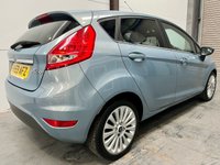 USED 2009 59 FORD FIESTA 1.4 TITANIUM 5d 96 BHP Avalon Blue,Cruise,Bluetooth