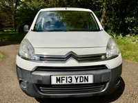 USED 2013 13 CITROEN BERLINGO VAN 1.6 625 ENTERPRISE L1 HDI 5d 74 BHP  + VAT//1 OWNER/BLUETOOTH HANDS FREE//AIRCON/REAR PARK SENSORS//FULL SERVICE HISTORY\\JUST SERVICED WITH NEW MOT 74 BHP + VAT //  1 OWNER//3 SEATER//AIRCON/REAR PARK SENSORS//FULL SERVICE HISTORY\\JUST SERVICED WITH NEW MOT//BLUETOOTH HANDSFREE