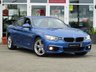 USED 2016 66 BMW 4 SERIES 2.0 420D XDRIVE M SPORT GRAN COUPE 4d 188 BHP Finished in ESTORIL BLUE METALLIC with contrasting FULL HEATED LEATHER. This is a sleek bodied 4x4 Gran coupe with great handling and great levels of comfort. Features include Sat Nav, Heated Leather Seats, DAB, 18" Alloys, Front and Rear Park Sensors and much more. Dealer serviced at 24099 miles, 41912 miles and at 67293 miles.