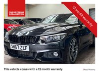 USED 2017 67 BMW 4 SERIES 3.0 440I M SPORT 2d 322 BHP SAT NAV LEATHER HEATED SEATS 2 OWNERS SERVICE HISTORY