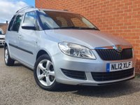 USED 2012 12 SKODA ROOMSTER 1.6 SE PLUS TDI CR 5d 103 BHP VERY LOW MILES - RAC WARRANTY - LONG MOT