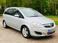 USED 2009 09 VAUXHALL ZAFIRA 1.7 ACTIVE CDTI ECOFLEX 5d 108 BHP * 7 SEATS *