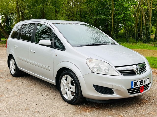 2009 09 Vauxhall Zafira 1.7 ACTIVE CDTI ECOFLEX 5d 108 BHP