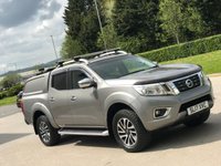 USED 2017 17 NISSAN NAVARA 2.3 DCI TEKNA 4X4 SHR DCB 190 BHP ** NO VAT * CANOPY + SAT NAV