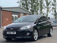 USED 2012 62 FORD FOCUS 2.0 TITANIUM X TDCI 5d 161 BHP BLUETOOTH +  AUX +  USB +  DAB RADIO +  PARKING AID +  PRIVACY GLASS +  HALF LEATHER TRIM +  FRONT HEATED SEATS +  ELECTRIC SEATS +  DUAL ZONE CLIMATE CONTROL +  DAY TIME RUNNING LIGHTS +  KEYLESS START +  18 INCH ALLOY WHEELS +  CRUISE CONTROL +  SPARE WHEEL +  HEATED WIND SCREEN +  TRACTION CONTROL +  HILL START ASSIST