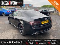 USED 2013 13 AUDI A5 2.0 TDI BLACK EDITION 2d 177 BHP FANTASTIC EXAMPLE+FULLY SERVICED+1 YEAR MOT+BREAKDOWN COVER