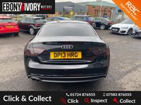 USED 2013 13 AUDI A5 2.0 TDI BLACK EDITION 2d 177 BHP FANTASTIC EXAMPLE+FULLY SERVICED+1 YEAR MOT+BREAKDOWN COVER