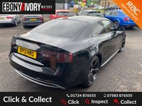 USED 2013 13 AUDI A5 2.0 TDI BLACK EDITION 2d 177 BHP FANTASTIC EXAMPLE+FULLY SERVICED+1 YEAR MOT+BREAKDOWN COVER