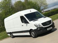 USED 2016 16 MERCEDES-BENZ SPRINTER 2.1 313 CDI LWB 129 BHP ** NO VAT * *  SAT NAV ** LOW MILES