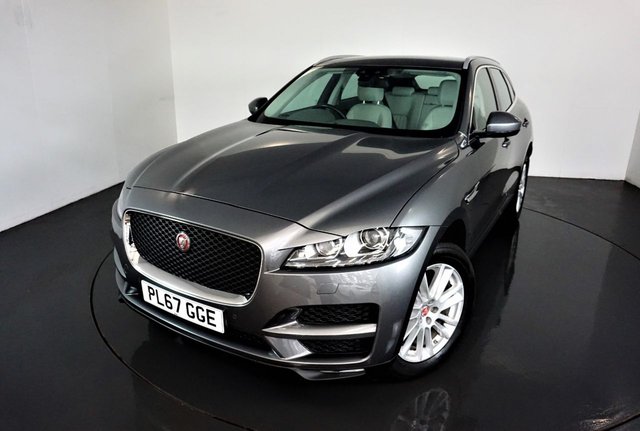 2017 67 Jaguar F-Pace 2.0 PORTFOLIO AWD 5d AUTO-MERIDIAN SOUND-HEATED LEATHER SEATS-BLUETOOTH-CRUISE CONTROL-DAB RADIO-SATNAV-REVERSE CAMERA-ELECTRIC FOLDING MIRRORS-CLIMATE CONTROL