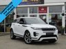 USED 2020 20 LAND ROVER RANGE ROVER EVOQUE 2.0 R-DYNAMIC SE 5d 246 BHP Finished in FUJI WHITE METALLIC with contrasting HEATED MEMORY LEATHER Trim. This high spec Evoque comes from one of the most desirable brands on the market today. It is great looking, Fun to drive and a comfortable SUV that has features which include,VIRTUAL DASH, DAB, 20" ALLOYS, SAT NAV, REAR VIEW CAMERA, HEATED LEATHER MEMORY SEATS, POWER FOLDING MIRRORS and much more.
