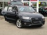 USED 2013 13 AUDI Q3 2.0 TDI QUATTRO S LINE 5d 138 BHP Finished in Special Edition COLBALT BLUE MET with contrasting Black Part LEATHER trim. This Audi Q3 is a upmarket, premium, compact SUV. It offers plenty of space, Great fun to drive and lots of high tech features. Spec includes 19" Alloys, Part Leather, Sat Nav, Rear Park Sensors, B/Tooth and much more. Doncaster Audi Dealer serviced at 18573 miles, 29301 miles, 48685 miles and on arrival at 57714 miles.