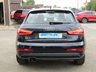 USED 2013 13 AUDI Q3 2.0 TDI QUATTRO S LINE 5d 138 BHP Finished in Special Edition COLBALT BLUE MET with contrasting Black Part LEATHER trim. This Audi Q3 is a upmarket, premium, compact SUV. It offers plenty of space, Great fun to drive and lots of high tech features. Spec includes 19" Alloys, Part Leather, Sat Nav, Rear Park Sensors, B/Tooth and much more. Doncaster Audi Dealer serviced at 18573 miles, 29301 miles, 48685 miles and on arrival at 57714 miles.