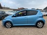 USED 2014 14 TOYOTA AYGO 1.0 VVT-I MOVE WITH STYLE 5d 68 BHP Stunning Napoli Blue 5 door with Sat Nav