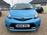 USED 2014 14 TOYOTA AYGO 1.0 VVT-I MOVE WITH STYLE 5d 68 BHP Stunning Napoli Blue 5 door with Sat Nav