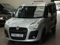 USED 2013 63 FIAT DOBLO 1.6 MULTIJET MYLIFE DUALOGIC 5d 90 BHP Auto 4 Seats WAV Vehicle Ideal for wheel chair users and bikers