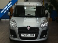 USED 2013 63 FIAT DOBLO 1.6 MULTIJET MYLIFE DUALOGIC 5d 90 BHP Auto 4 Seats WAV Vehicle Ideal for wheel chair users and bikers