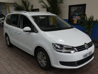 USED 2017 67 VOLKSWAGEN SHARAN 1.4 SE TSI BLUEMOTION TECHNOLOGY DSG 5d 148 BHP CAZ ULEZ COMPLIANT 7 SEATS CRUISE PARKING SENSORS FREE 12 MONTHS GOLD WARRANTY