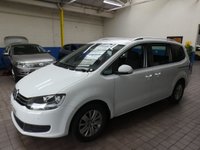 USED 2017 67 VOLKSWAGEN SHARAN 1.4 SE TSI BLUEMOTION TECHNOLOGY DSG 5d 148 BHP CAZ ULEZ COMPLIANT 7 SEATS CRUISE PARKING SENSORS FREE 12 MONTHS GOLD WARRANTY