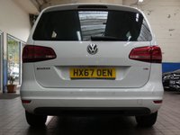 USED 2017 67 VOLKSWAGEN SHARAN 1.4 SE TSI BLUEMOTION TECHNOLOGY DSG 5d 148 BHP CAZ ULEZ COMPLIANT 7 SEATS CRUISE PARKING SENSORS FREE 12 MONTHS GOLD WARRANTY