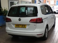USED 2017 67 VOLKSWAGEN SHARAN 1.4 SE TSI BLUEMOTION TECHNOLOGY DSG 5d 148 BHP CAZ ULEZ COMPLIANT 7 SEATS CRUISE PARKING SENSORS FREE 12 MONTHS GOLD WARRANTY