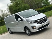 USED 2017 17 VAUXHALL VIVARO 1.6 L2H1 2900 SPORTIVE CDTI 120 BHP PRICE 13225 +VAT 2645 TOTAL= 15870