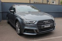 USED 2018 18 AUDI A3 1.0 SPORTBACK TFSI BLACK EDITION 5d 114 BHP 1 Owner, Full Service History, Excellent Condition, Low Running Costs