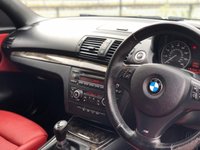 USED 2009 59 BMW 1 SERIES 2.0 120I M SPORT 2d 168 BHP CORAL RED LEATHER SEATS + FRONT & REAR PARKING SENSORS + CONVERTIBLE WITH BLACK ROOF + APRIL 2023 MOT