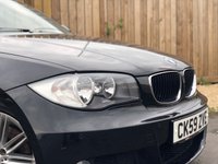 USED 2009 59 BMW 1 SERIES 2.0 120I M SPORT 2d 168 BHP CORAL RED LEATHER SEATS + FRONT & REAR PARKING SENSORS + CONVERTIBLE WITH BLACK ROOF + APRIL 2023 MOT