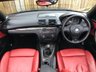USED 2009 59 BMW 1 SERIES 2.0 120I M SPORT 2d 168 BHP CORAL RED LEATHER SEATS + FRONT & REAR PARKING SENSORS + CONVERTIBLE WITH BLACK ROOF + APRIL 2023 MOT