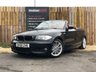 USED 2009 59 BMW 1 SERIES 2.0 120I M SPORT 2d 168 BHP CORAL RED LEATHER SEATS + FRONT & REAR PARKING SENSORS + CONVERTIBLE WITH BLACK ROOF + APRIL 2023 MOT