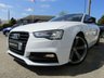 USED 2016 65 AUDI A5 2.0 TDI QUATTRO BLACK EDITION PLUS 3d 187 BHP Finished in IBIS WHITE with contrasting EBONY LEATHER/ALCANTARA SPORTS TRIM. This A5 is stylish, looks great and feels very well built. It has a plush interior with extra safety with quattro 4x4. Features include, Pan Roof, Bang and Olufsen Speakers, Sat nav, DAB Radio, 19" ALLOYS, Leather/Alcantara Heated Sports trim, B/Tooth, Rear Park Sensors and much more. Dealer serviced at 28606 miles, 66722 miles, 74726 miles and on arrival at 96363 miles.