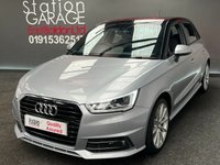 USED 2015 15 AUDI A1 1.4 SPORTBACK TFSI S LINE 5d 123 BHP SAT NAV  AUTOMATIC  DAB CONTRAST ROOF