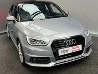 USED 2015 15 AUDI A1 1.4 SPORTBACK TFSI S LINE 5d 123 BHP SAT NAV  AUTOMATIC  DAB CONTRAST ROOF