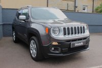 USED 2016 16 JEEP RENEGADE 2.0 M-JET LIMITED 5d 138 BHP Full Jeep History, Heated Leather Seats, Heated Steering Wheel, Sat Nav, Touch Screen Media