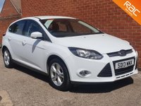 USED 2013 13 FORD FOCUS 1.6 ZETEC 5d 104 BHP VERY LOW MILES - PARKING SENSORS -  DAB DIGITAL RADIO - APRIL 2023 MOT