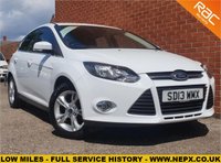 USED 2013 13 FORD FOCUS 1.6 ZETEC 5d 104 BHP VERY LOW MILES - PARKING SENSORS -  DAB DIGITAL RADIO - APRIL 2023 MOT