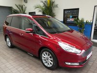 USED 2017 17 FORD GALAXY 2.0 TITANIUM X TDCI 5d 177 BHP SAT NAV SUNROOF LEATHER HEATED SEATS LOW MILEAGE