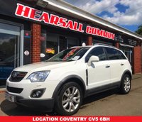 USED 2013 13 VAUXHALL ANTARA 2.2 SE NAV CDTI 4WD S/S 5d 161 BHP SAT NAV~LEATHER~PARK SENSORS~CRUISE
